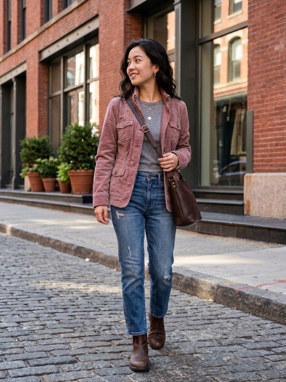 Sonoma Utility Jacket in Pink Size Medium Like New